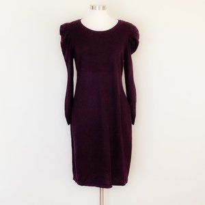 Calvin Klein Women's Plum Sweater Midi Dress